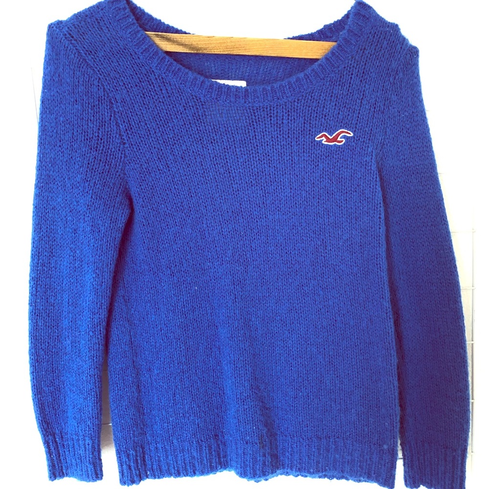 Blue Hollister Sweater